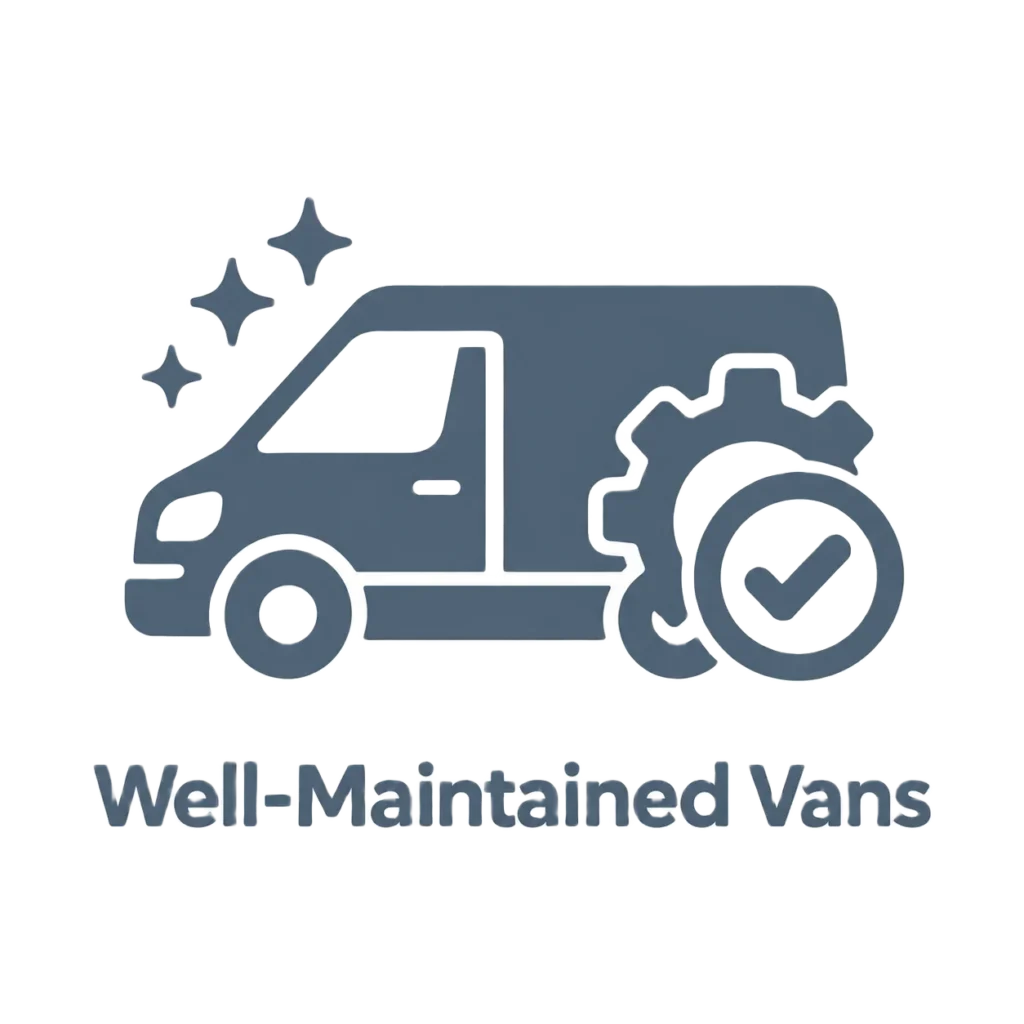 Well-maintained vans icon for Leicester Van Rentals